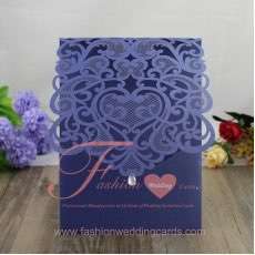 Personalised Laser Cut Pocked Fold Wedding Invitations